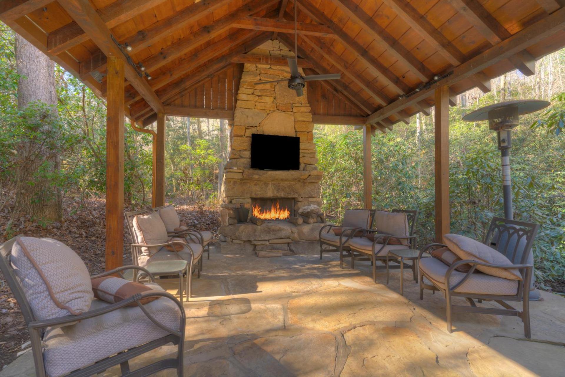 Rushing Waters - Creekside Cabin In North Ga Blue Ridge Exteriér fotografie